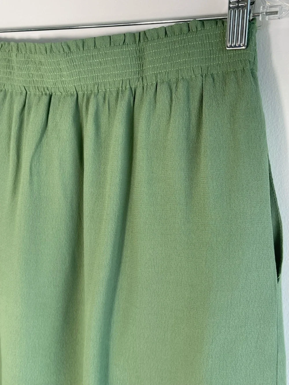Tulip B Women’s Green Mint Elastic-Waist Mini Skirt NWT